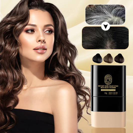 Instant Hair Dye Stick with Built-in Comb